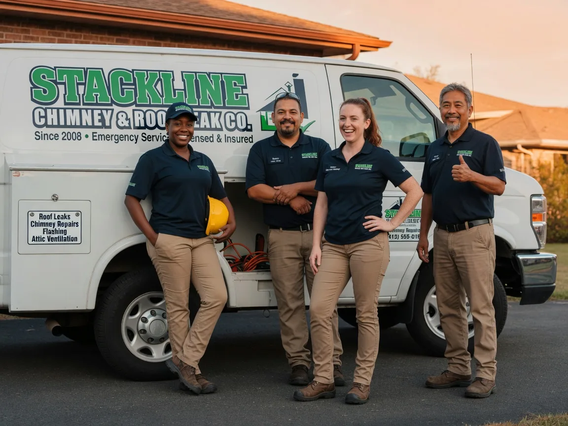 Chimney flashing repair company in Bridgeport, OH